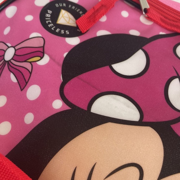 Disney Pink and Red Girl’s Minnie Mouse Backpack - Picture 2 of 8
